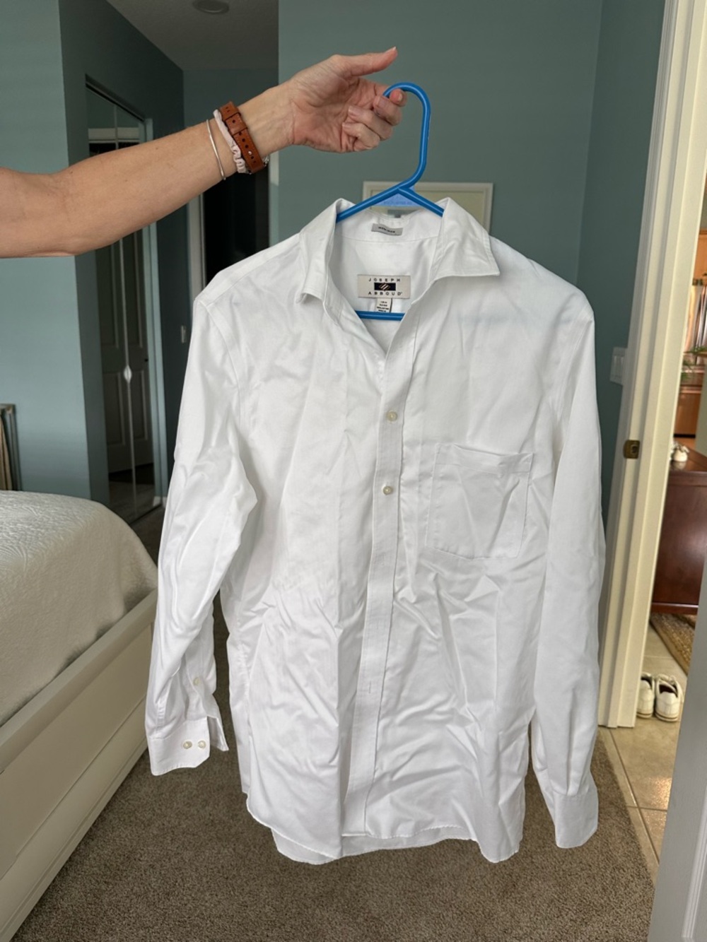 Joseph Abboud White Non-Iron Dress Shirt